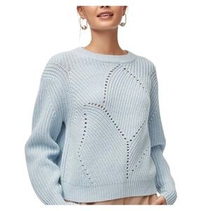 Wilfred | Aritzia Baby Blue Serment Merino Wool Sweater Size XS